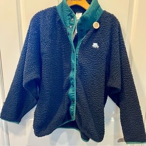 Women’s SZ S VS PINK w/ 5th & OCEAN OHIO UNIVERSITY BOBCATS FLEECE JACKET BNWT